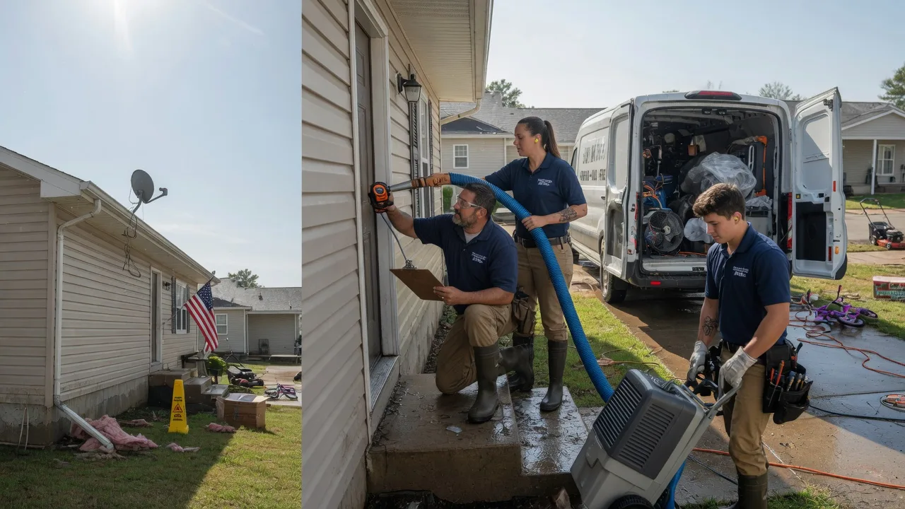 Ceiling Water Damage Restoration in Canehill, AR near me